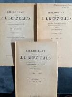 Bibliografi &ouml;ver J. J. Berzelius I-II + supplement (3 volymer)
