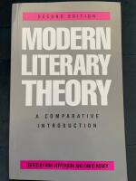 Modern literary theory - a comparative introduction