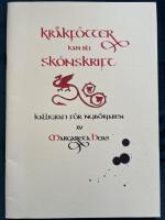 Kr&aring;kf&ouml;tter kan bli sk&ouml;nskrift