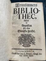 Fruntimmers bibliothec, afsatt af &auml;ngelskan p&aring; thet swenska spr&aring;ket