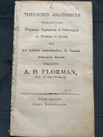 Thesaurus anatomicus complectens pr&aelig;parata anatomica et pathologica ex homine et brutis, qu&aelig;, pro publicis pr&aelig;lectionibus in theatro anatomico servata, conquisivit A. H. Florman