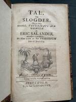Tal, om sl&ouml;gder, h&aring;llit f&ouml;r Kongl. Vetenskaps Academien af Eric Salander, manufactur-commissarius, d&aring; han lade af sit pr&aelig;sidium den 27 julii 1754.