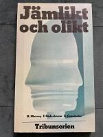 J&auml;mlikt och olikt