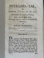 Om grekernes vitterhet och des fortplantande til andra folkslag. Intr&auml;destal i KVHAA 1786