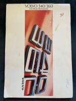 Instruktionsbok Volvo 340/360