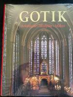 Gotik-Arkitektur, skulptur, m&aring;leri