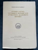 Studier i Kungl. vitterhets historie och antikvitets akademiens historia