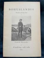 Bohuslandia IV : Vandring och vila. Dikter
