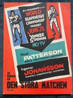 En bokfilm om den stora matchen Floyd Patterson Ingemar Johansson