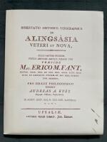Om det gamla och det nya Alings&aring;s : Anders Kn&ouml;s' avhandling fr&aring;n 1793-94 "De Alings&aring;sia veteri et nova"