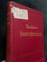 Baedeker's Nordwest-Deutschland (von der Elbe und der Westgrenze Sachsens an). Handbuch f&uuml;r Reisende.
