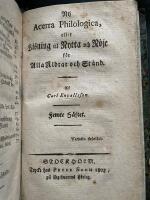 Ny acerra philologica, eller l&auml;sning til nytta och n&ouml;je f&ouml;r alla &aring;ldrar och st&aring;nd. I-V 