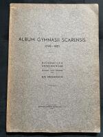 Album gymnasii Scarensis 1795-1821. Biografiska anteckningar samlade och utgivna.