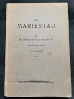 Om Mariestad. En akademisk 1700-tals-avhandling