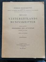 Skaraborgs l&auml;ns runstenar. Planscher. (Sveriges runinskrifter femte bandet : V&auml;sterg&ouml;tlands runinskrifter f&ouml;rsta h&auml;ftet. Del 1 Planscher)