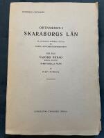 Ortnamnen i Skaraborgs l&auml;n Del XI:2 Vadsbo h&auml;rad S&ouml;dra delen