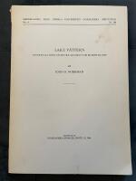 Lake V&auml;ttern. Investigations on shore and bottom morphology.