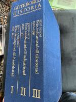 G&ouml;teborgs Historia - N&auml;ringsliv och Samh&auml;llsutveckling Del I - III (komplett).  Del I: Fr&aring;n f&auml;stningsstad till handelsstad 1619-1820 - Bertil Andersson. Del II: Fr&aring;n handelsstad till industristad 1820-1920 - Martin Fritz. Del III: Fr&aring;n industristad till tj&auml;nstestad 1920-1995