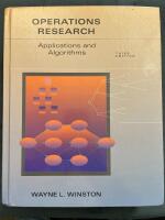 Operations research - applications and algorithms