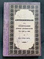 Anteckningar &ouml;fver f&auml;ltt&aring;gen emot Ryssland &aring;ren 1808 och 1809