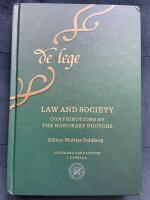 Law and society : Contributions by the Honorary Doctors