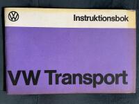 Instruktionsbok VW Transport