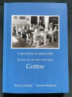 Vad fick vi med oss? : en bok om oss som vuxit upp i Gottne : v&aring;ra dr&ouml;mmar, v&auml;rderingar, attityder, p&aring;verkan och vad vi f&aring;tt med oss ut i livet