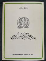 Svalan. Ett medeltida Uppsalakvarter. Stadsarkeologisk unders&ouml;kning 1979.