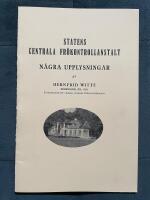 Statens centrala fr&ouml;kontrollanstalt - N&aring;gra upplysningar