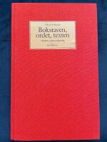 Bokstaven, ordet, texten