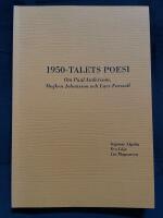 1950-talets poesi : om Paul Andersson, Majken Johansson och Lars Forssell