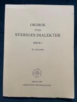 Ordbok &ouml;ver Sveriges dialekter - H&auml;fte 1 A&ndash;Andt&auml;ppt