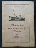 Minnen fr&aring;n min sj&ouml;manstid p&aring; W&auml;nern och W&auml;ttern