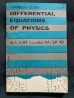 Introduction to the Differential Equations of Physics