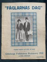 F&aring;glarnas dag - G&ouml;teborgs Folkteaters Ny&aring;rsrevy 1918