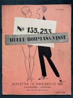 Rulle Bohmans vinst : Kupletter ur sommarrevyn 1918
