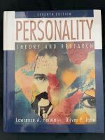 Personality : theory and research