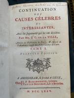 Continuation des Causes c&eacute;l&egrave;bres et int&eacute;ressantes, avec les jugemens qui les ont d&eacute;cid&eacute;es. Tome I-IV [Tome XXIII-XXVI in the original series]