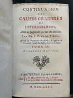 Continuation des Causes c&eacute;l&egrave;bres et int&eacute;ressantes, avec les jugemens qui les ont d&eacute;cid&eacute;es. Tome I-IV [Tome XXIII-XXVI in the original series]