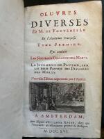 Oeuvres diverses de M. de Fontenelle [Inneh&aring;ller bland annat: Entretiens sur la pluralit&eacute; des mondes, Dialogues des morts, Histoire des oracles]