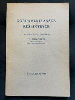 Nordamerikanska reseintryck