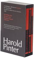 Harold Pinter Celebratory Boxed Set : The Birthday Party, No Man's Land, Mountain Language and Celebration