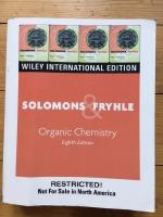 WIE Organic Chemistry with CD , 8th Edition