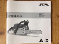 Skötselanvisning Bruksanvisning Motorsåg Stihl MS 251 C-Q
