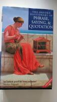 Oxford Dictionary of Phrase, Saying, & Quotation