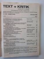 Text + Kritik Zeitschrift fur Literatur:. Robert Musil