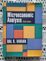 Microeconomic analysis