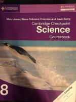 Cambridge Checkpoint Science Coursebook 8