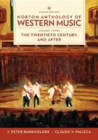 Norton anthology of Western music