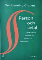 Person och avtal - en kortfattad inledning till person- och avtalsr&auml;tten